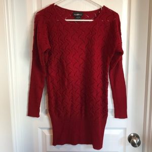 Red wine colored sweater